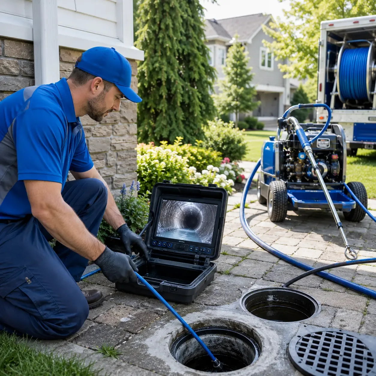 Outdoor drain cleaning professionals serving Greenfield, MA